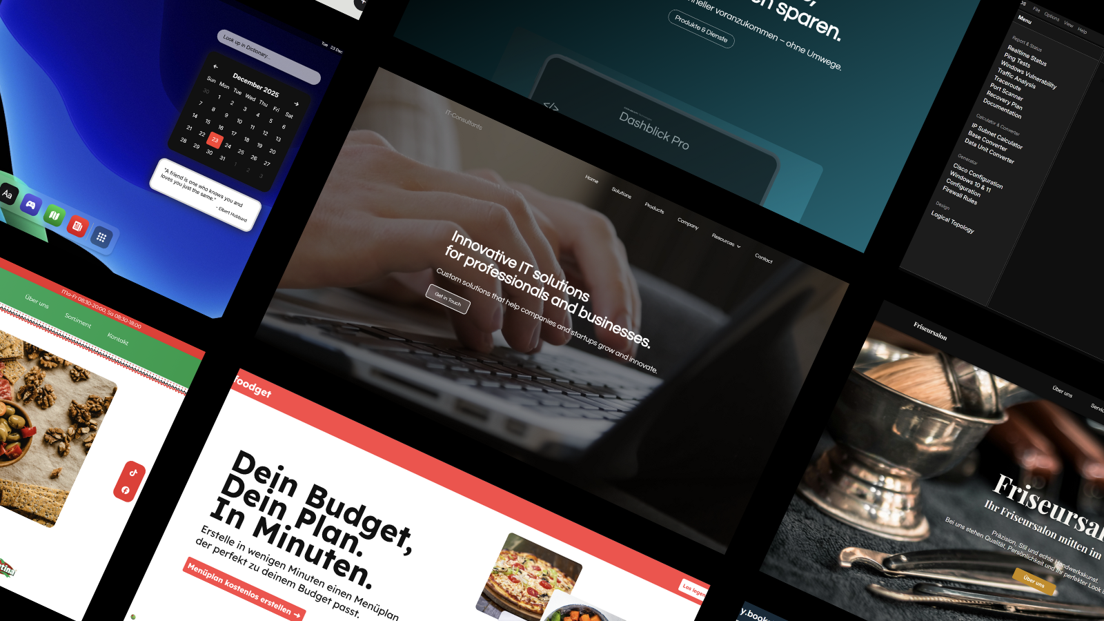 Image of our websites